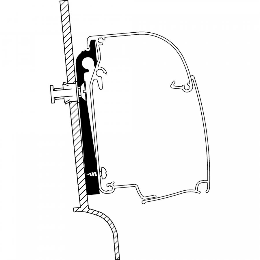 Product image 1 of the product “Adapter VW Westfalia für Thule 4200 ”